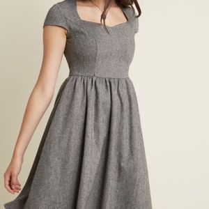 ModCloth Banned Bold Me Over A-Line Dress - Medium